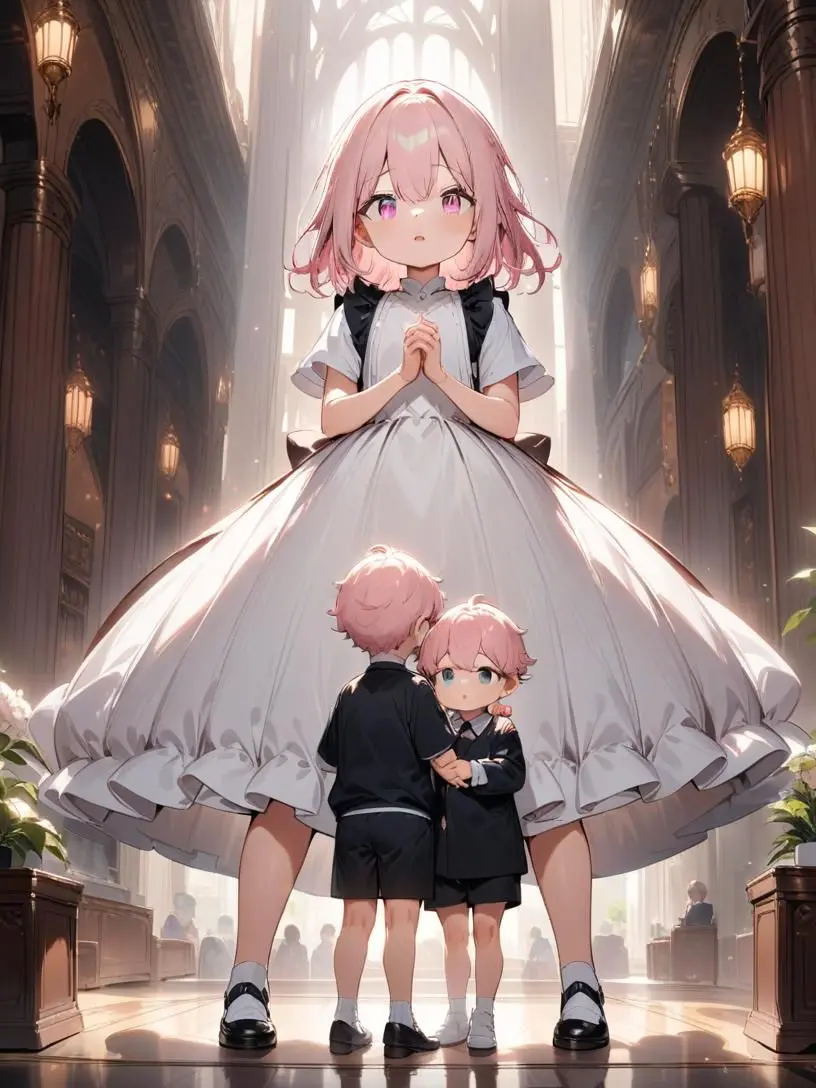 sakura0703의 거인 여자아이에게 잡힌 쌍둥이 형제