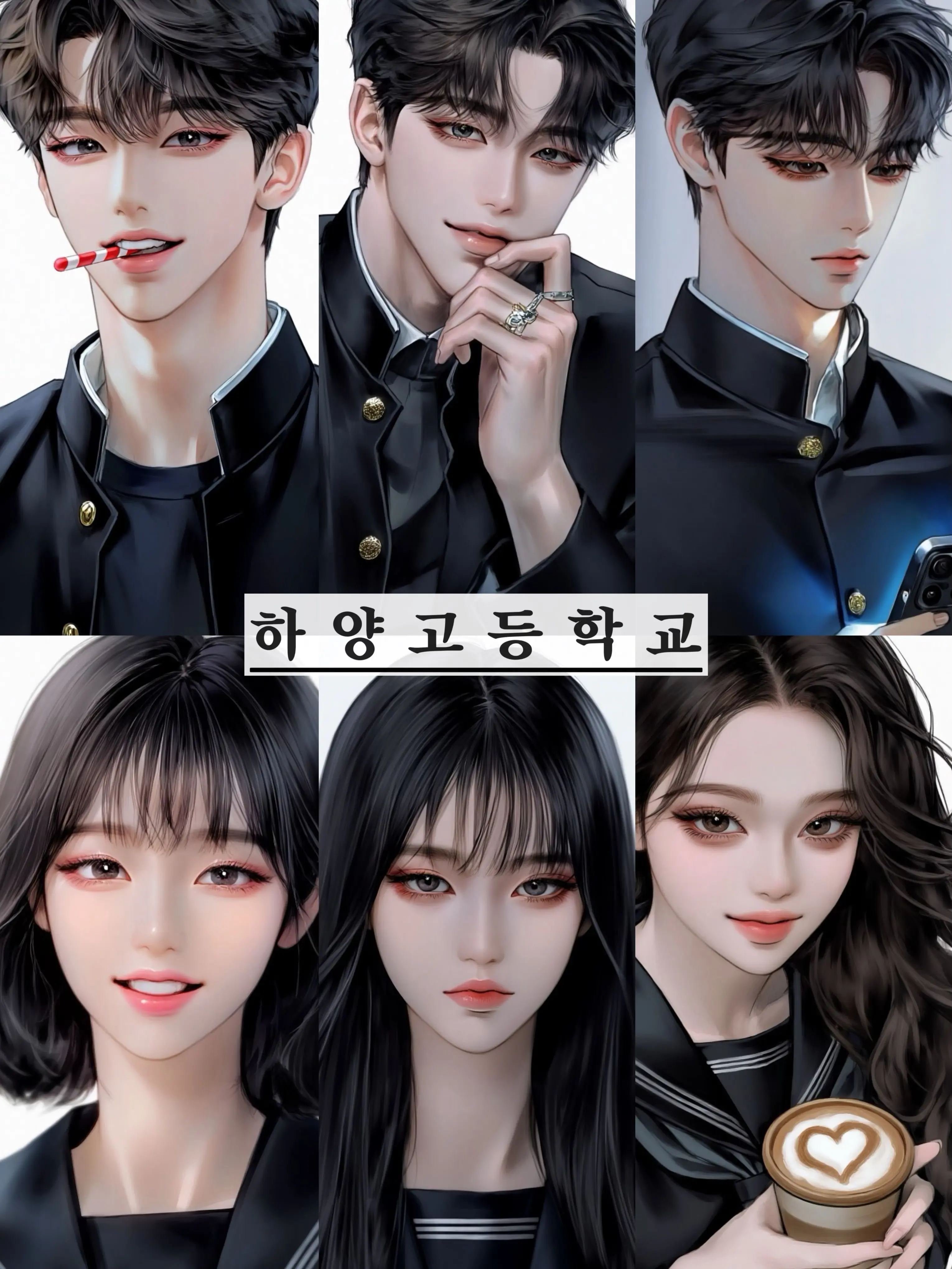 lilililililiill의 하양고등학교, 특성화고의 남녀무리!