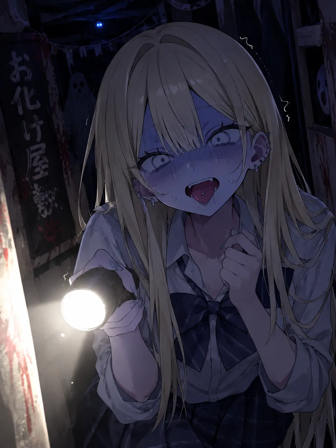 ta_er의 お、お化け屋敷なんか怖く無いし…！！