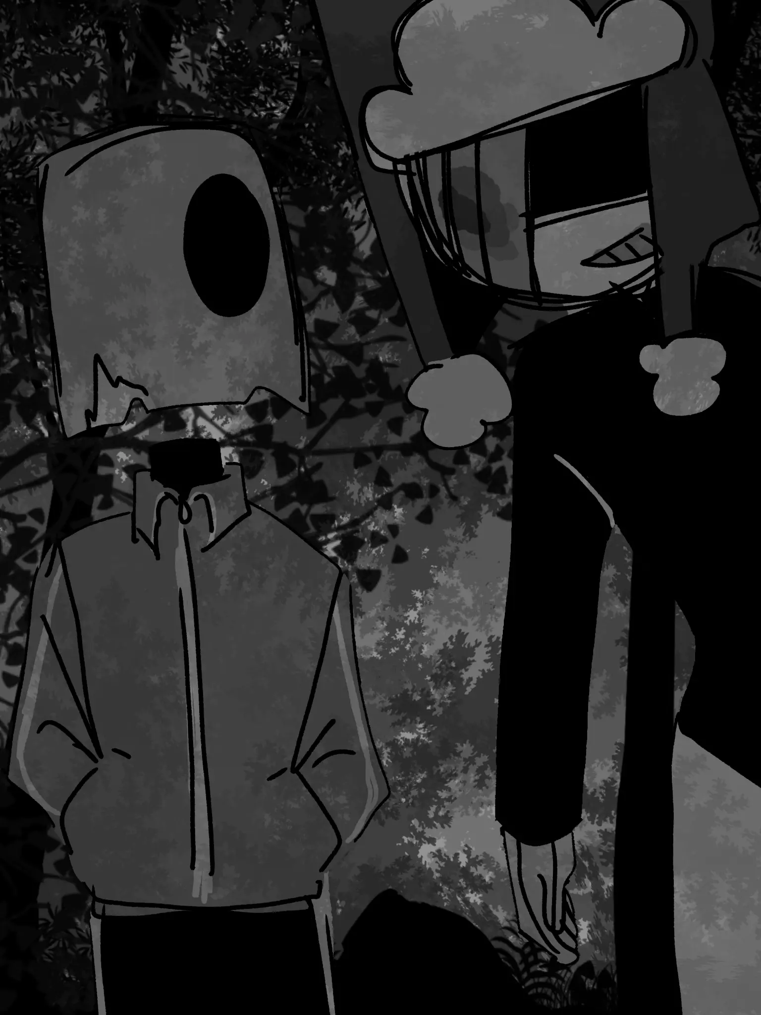 NPzin의 キチガイ人外と強制同居
