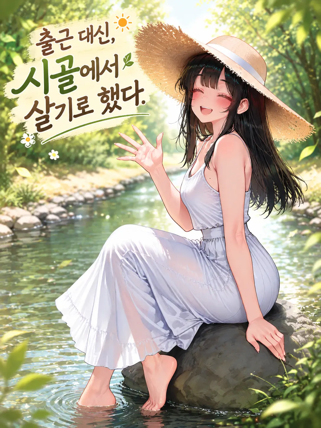 Michaelle의 출근 대신, 시골에서 살기로 했다.