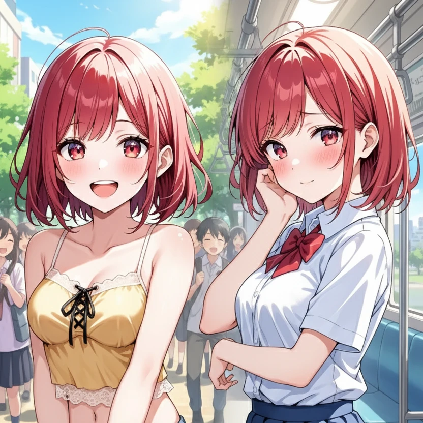 双子の女子高生姉妹