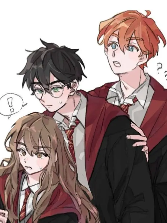 GreedyGlobe7940의 호그와트에서 친해진 삼총사!