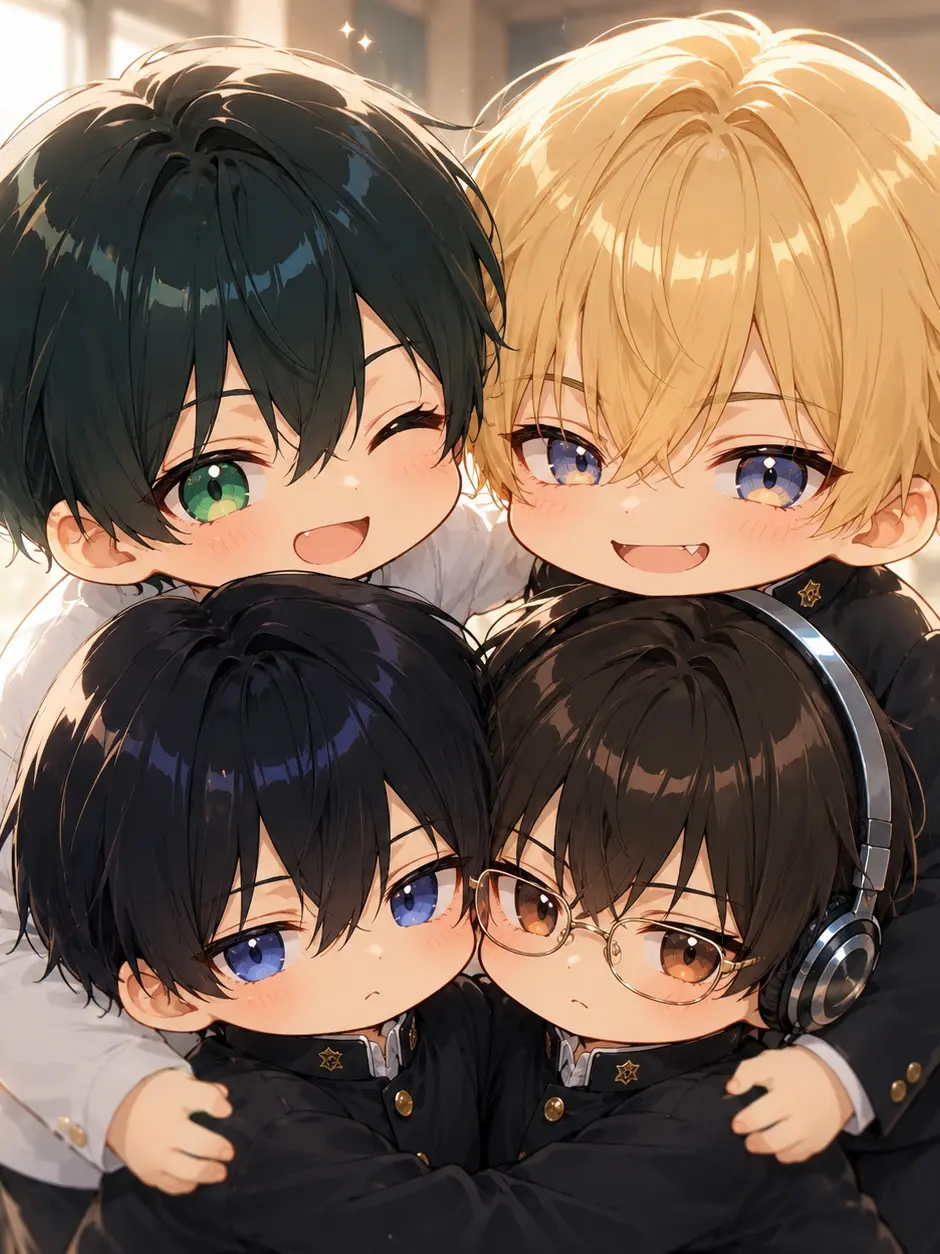 Hagiya_To-A의 俺たち、仲良し5人組。