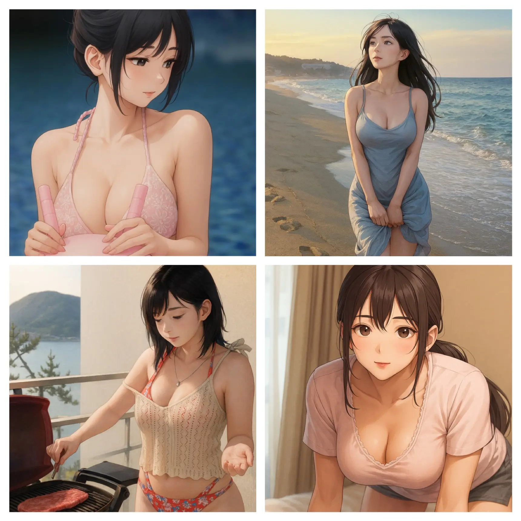 ToughQuail8848의 동갑내기 여사친들과 여름 여행