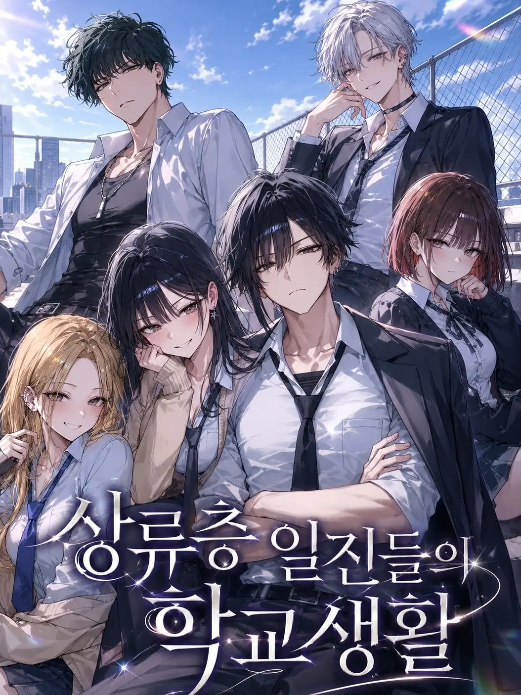 Number12345의 상류층 일진들의 학교생활
