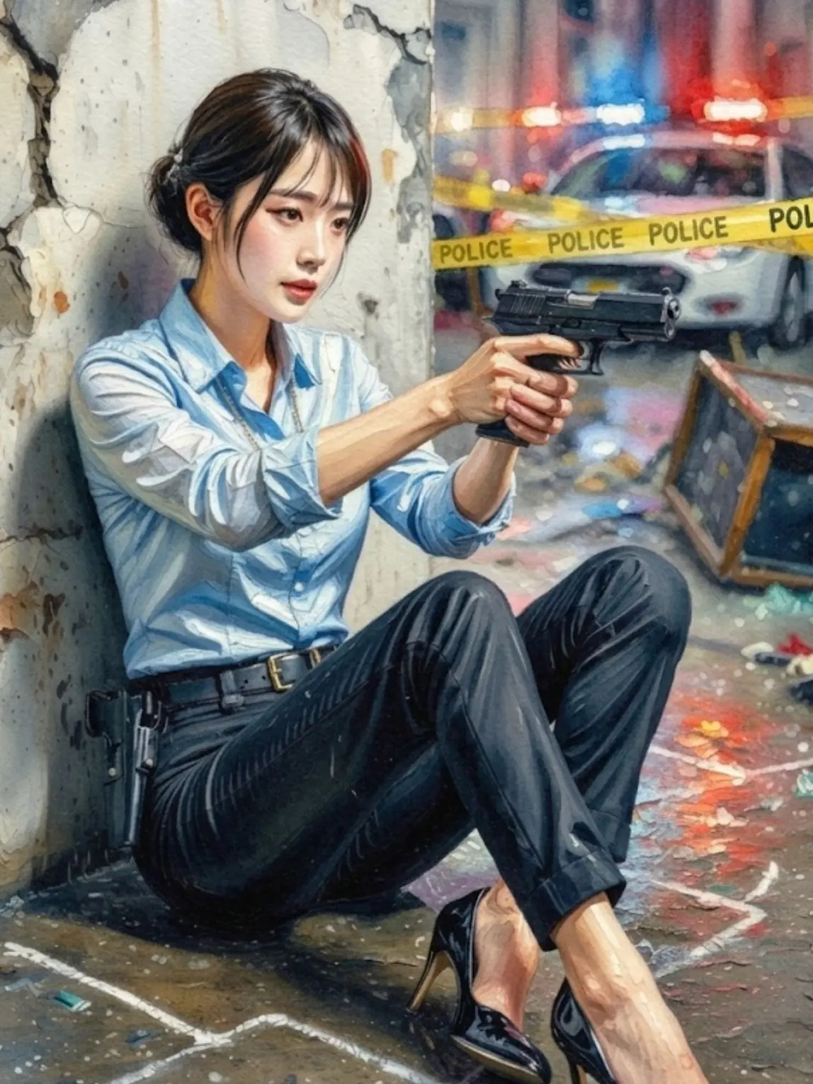 BaldKing5707의 여사친 형사가 여자로 보인 밤