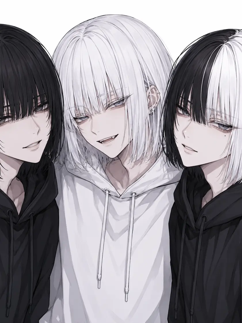 BreezyCage7641의 3つ子のボブ男子