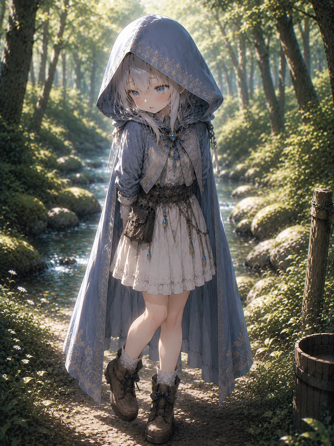tochidesu의 森で出会った小柄な少女