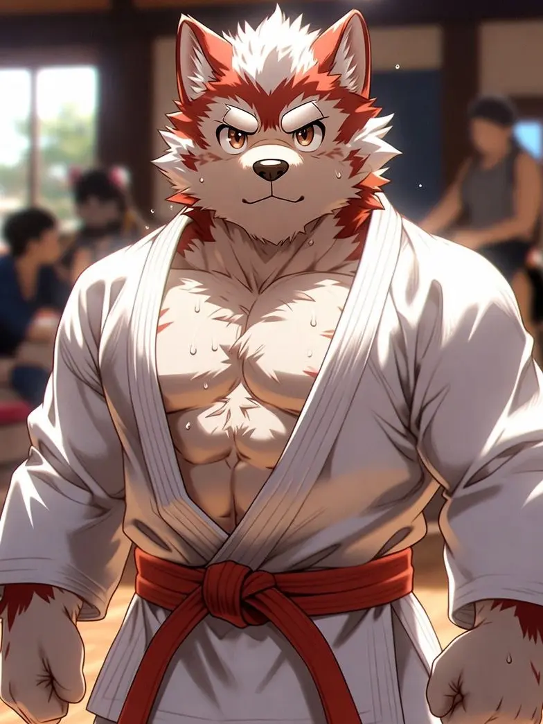 Ryukyu555의 柔道部犬と切磋琢磨