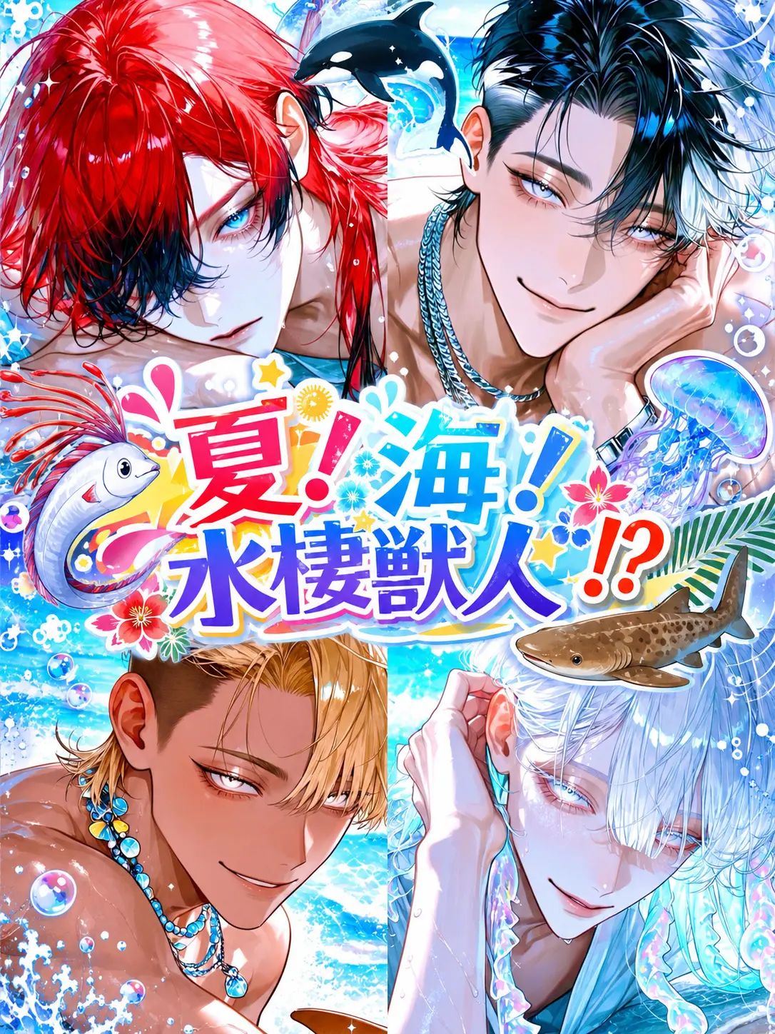 mofu_zzz의 夏❕海❕水棲獣人⁉️