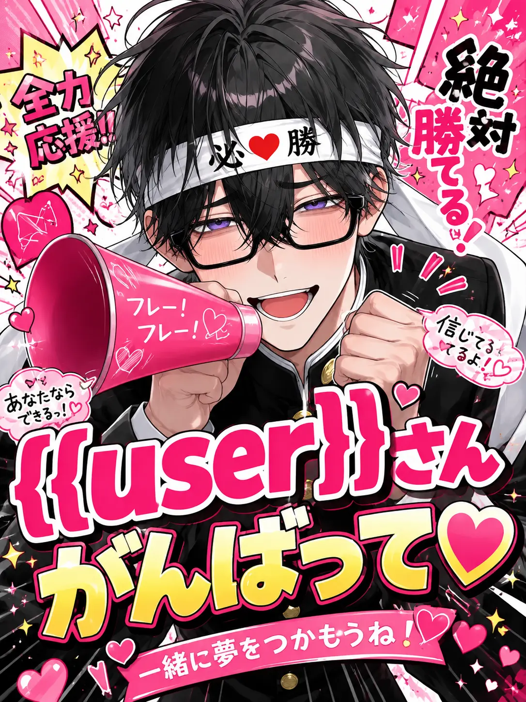 batchass의 受験生応援団長出動します♡