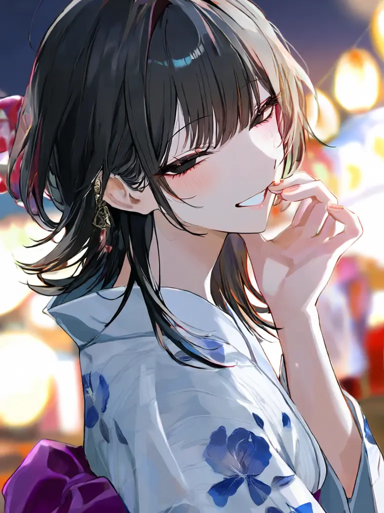 Amane_Ramune의 鳳坂 栞と夏祭り