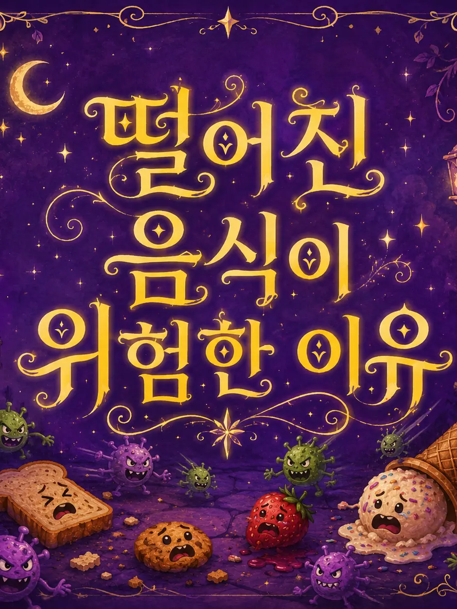 threeseceond의 떨어진 음식이 위험한 이유