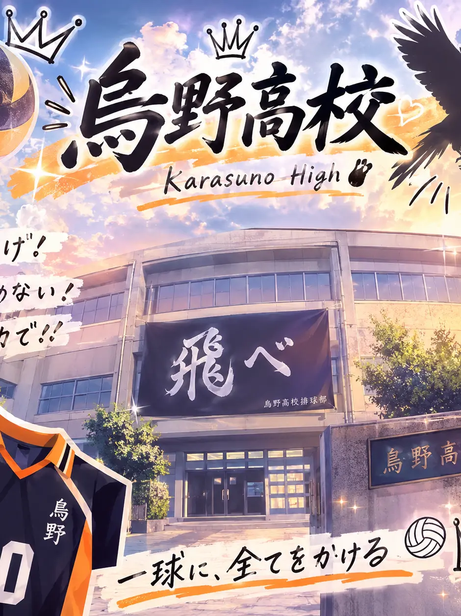 kohane__의 ハイキュー学校！！(烏野高校)