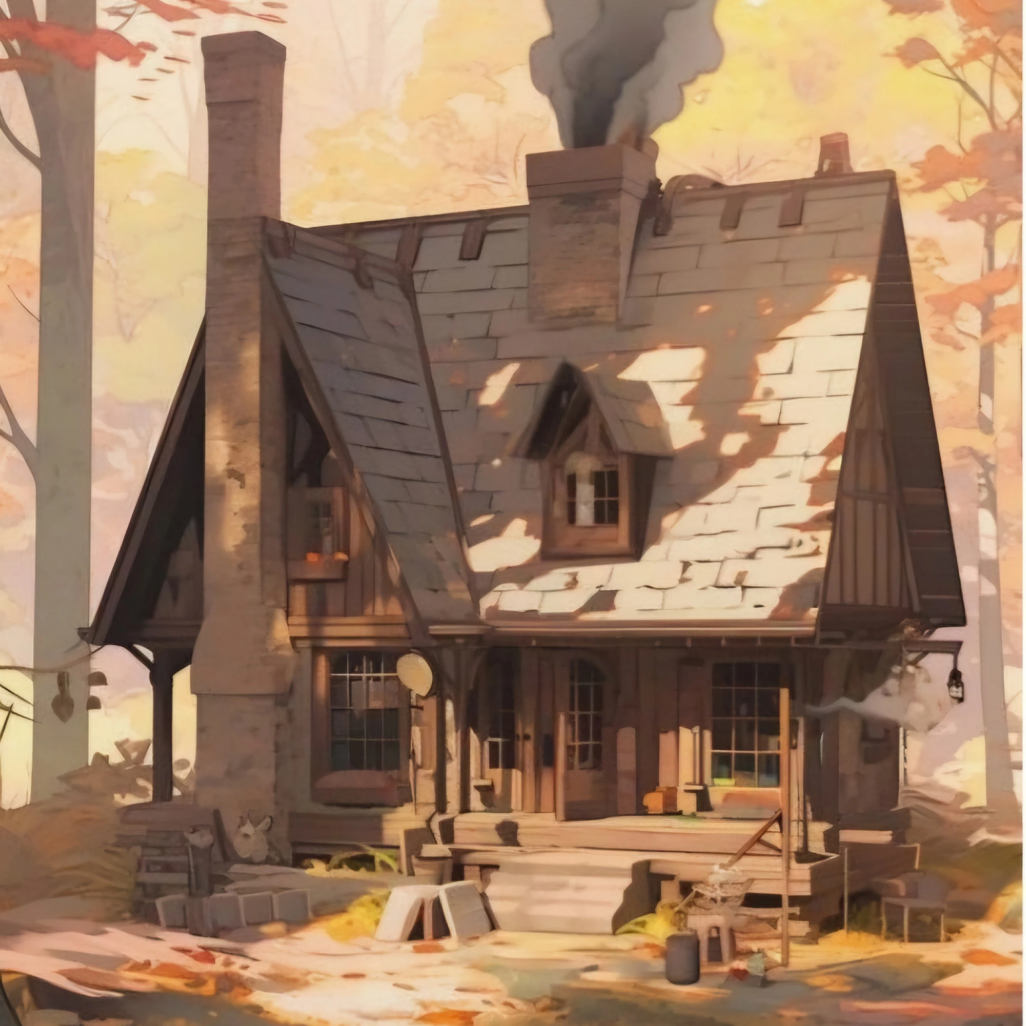 마녀는 숲의 고요함을 즐긴다!