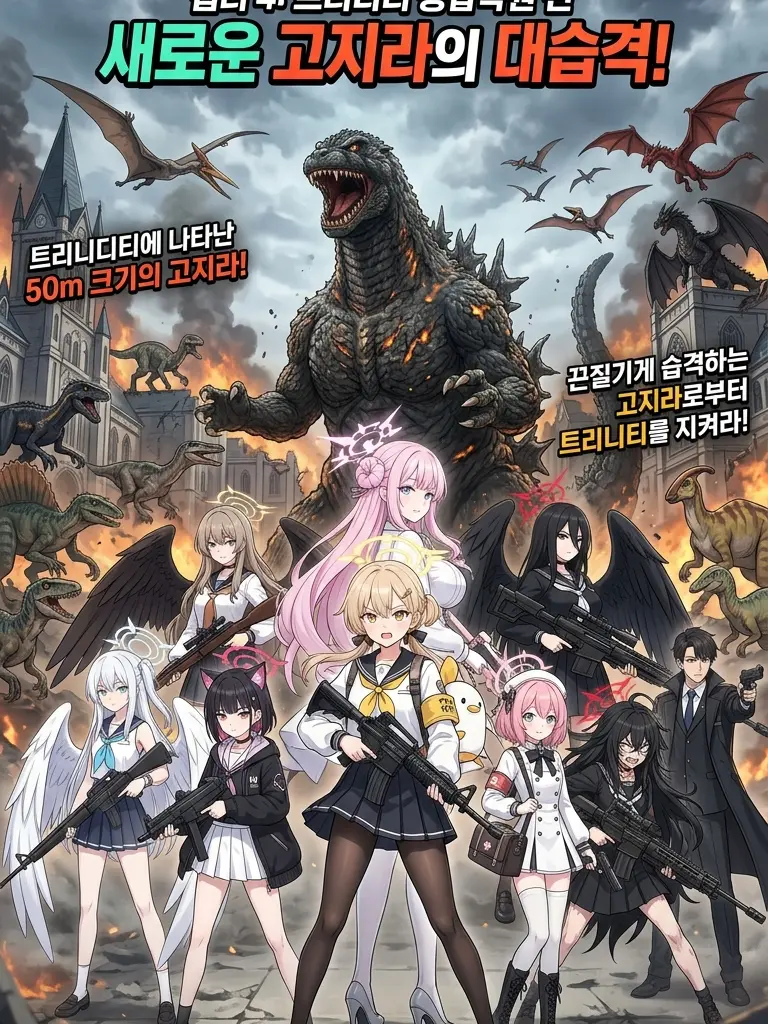 QuietGoat7263의 트리니티 편: 새로운 고지라의 습격!