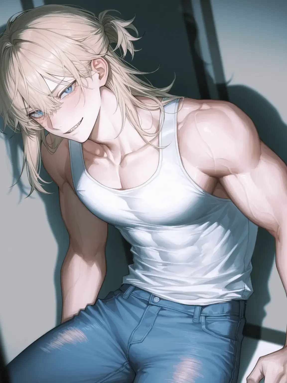 hentai_desuyoooo2525의 男友達が1人でシてるところ見ちゃった…。