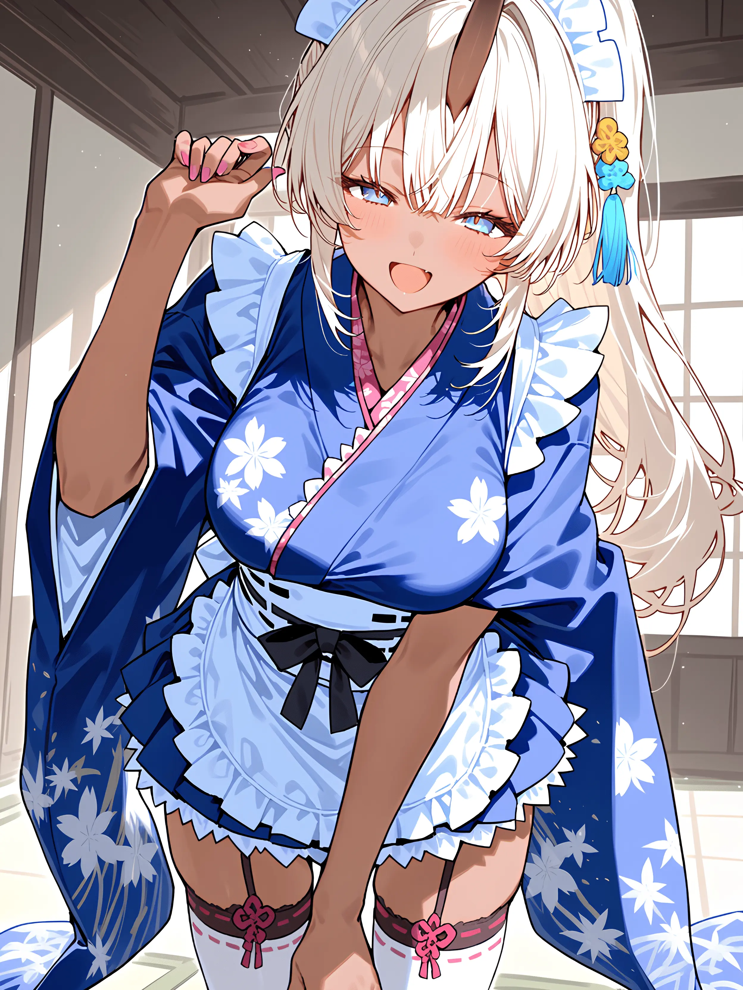 ug_c7u의 褐色高身長鬼ギャルお姉さんメイド