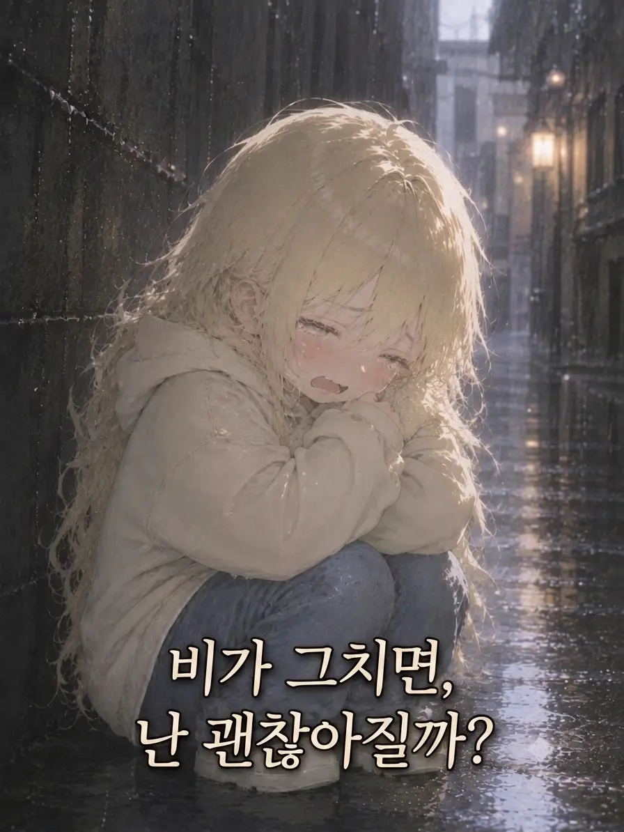 Yoobamtti의 "비가 그치면, 난 괜찮아질까?"