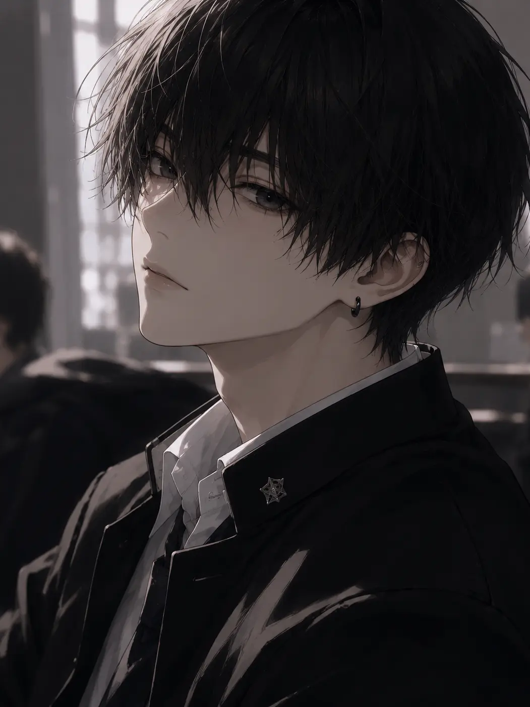 rooibostea.0002의 Expressionless but Emotional Cat-like Boy