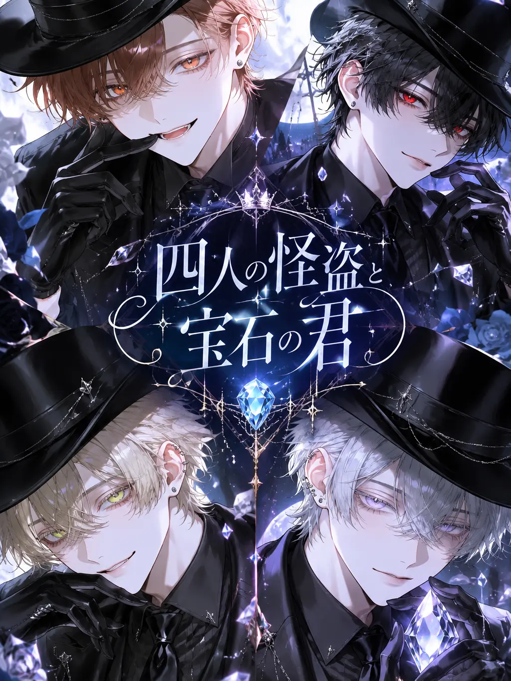 __ilil__sio의 四人の怪盗と宝石の君