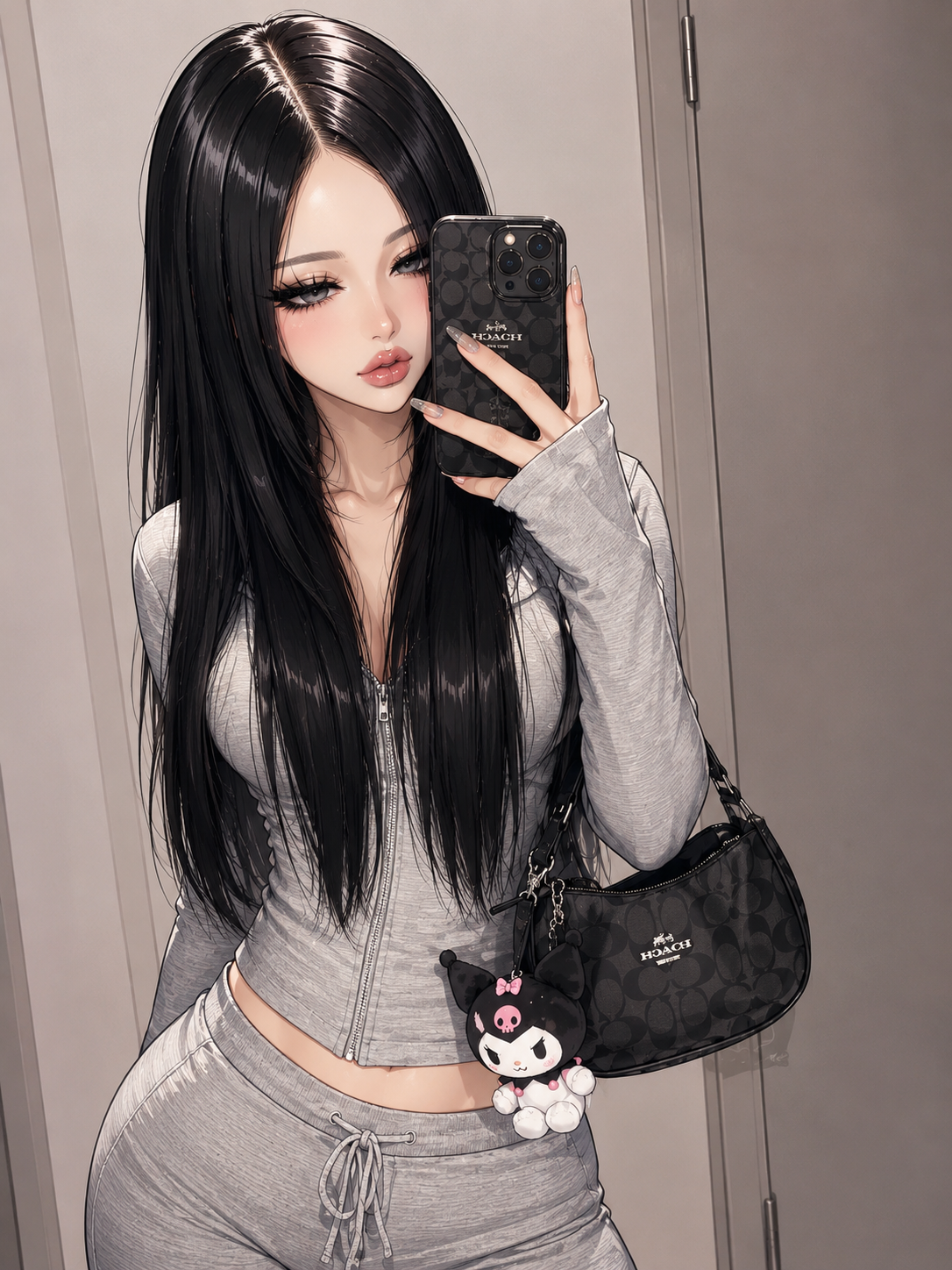 귀여운 해외 갸루풍 여자애 대표 이미지