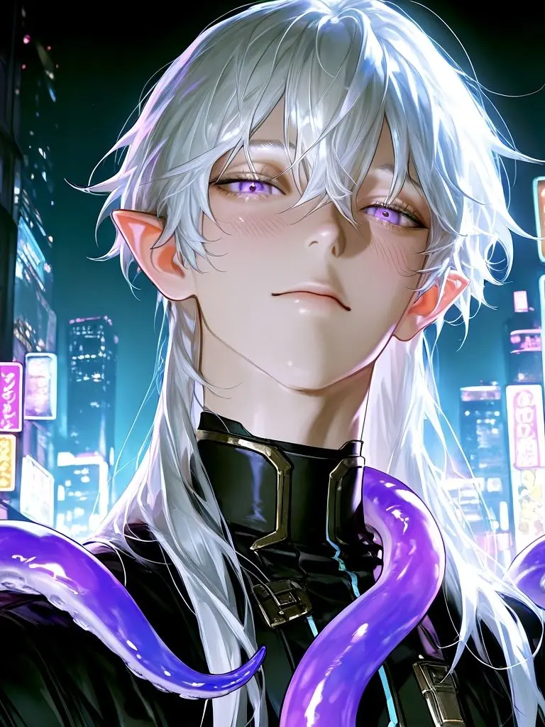 bassa_07의 夜の街、地球外生命体を拾う