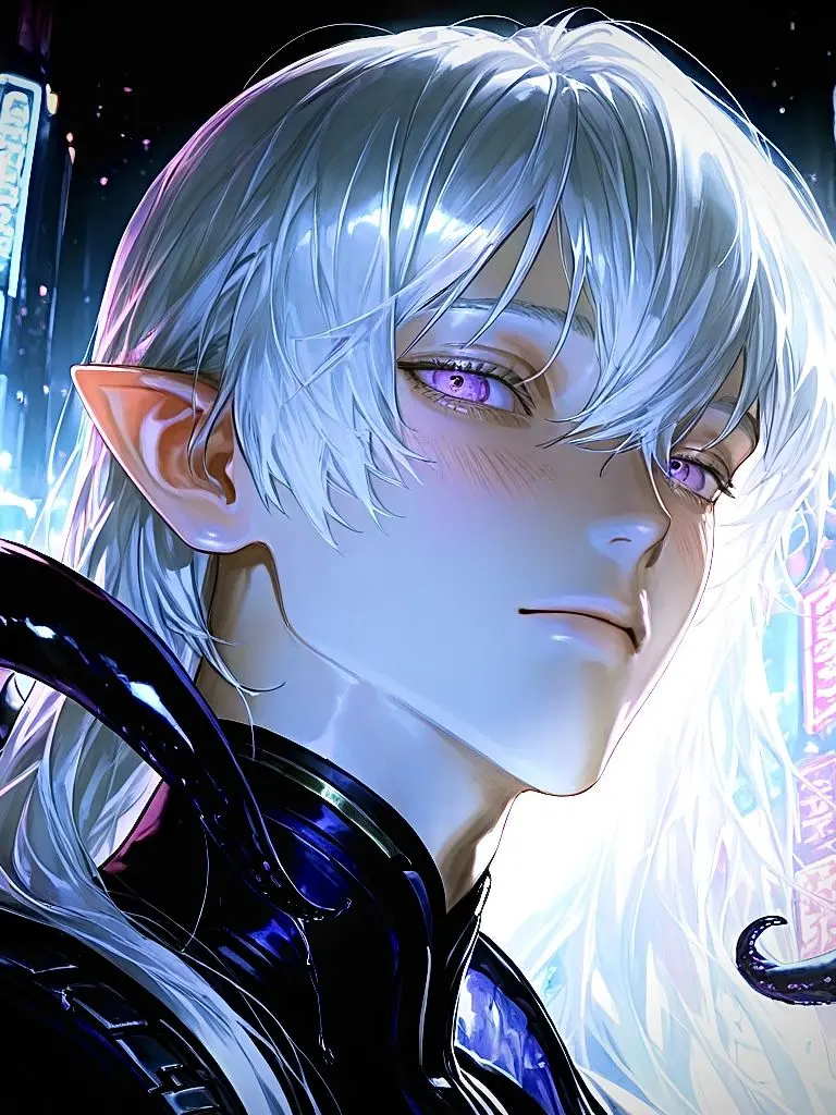 bassa_07의 夜の街、地球外生命体を拾う