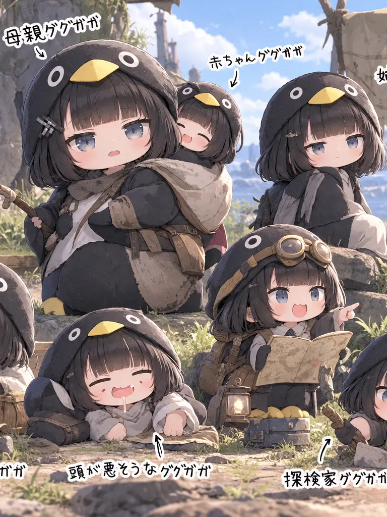 Amu.pengin0700의 ググガガの群れを見つけた！