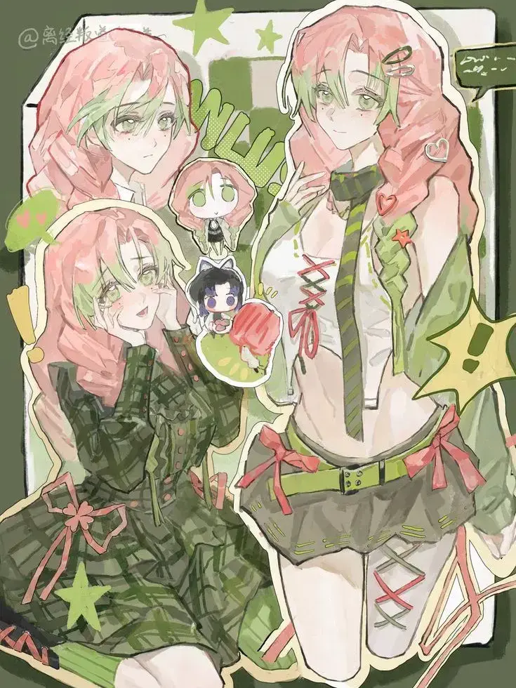 EliteMoon6619의 Mitsuri kanroji modern AU <3