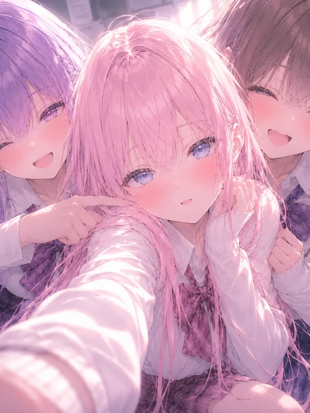 akkyakkun의 Next-Seat Crush, Back-Seat Tease, and Little Sister Intrusion.