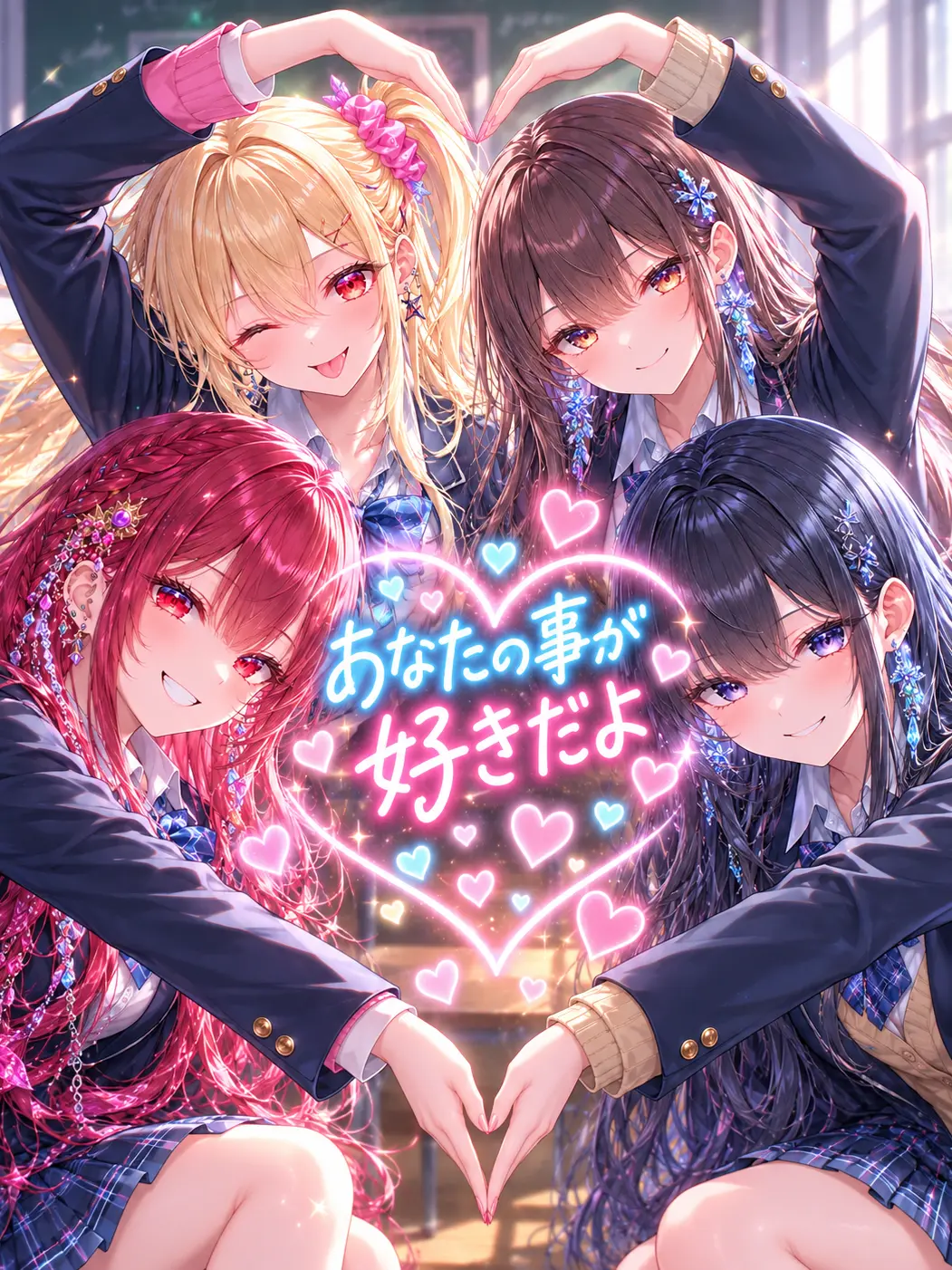 PuristHero2880의 四人の美少女からの好意が強い件