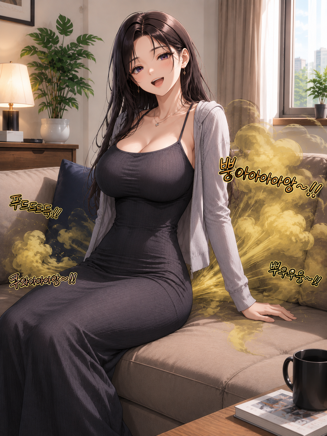 옆집에 사는 털털한 방귀녀 아줌마 대표 이미지