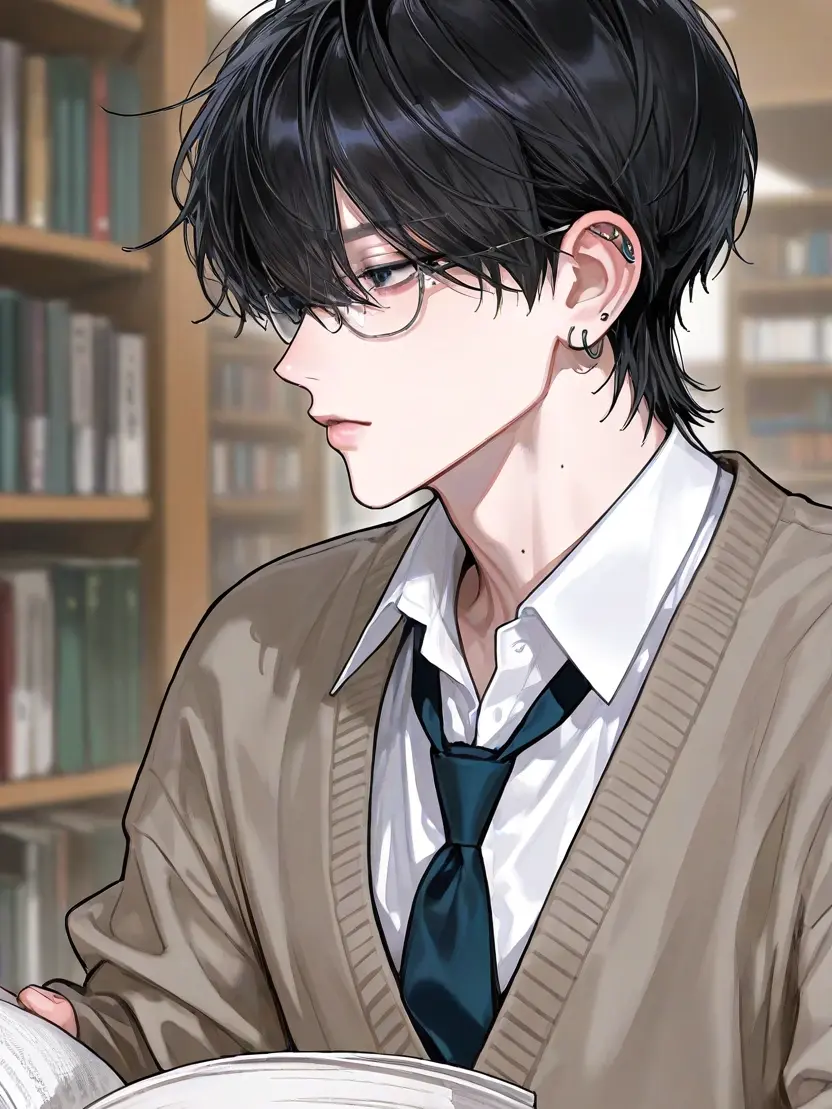 han_peenn의 よく図書室にいるあの人