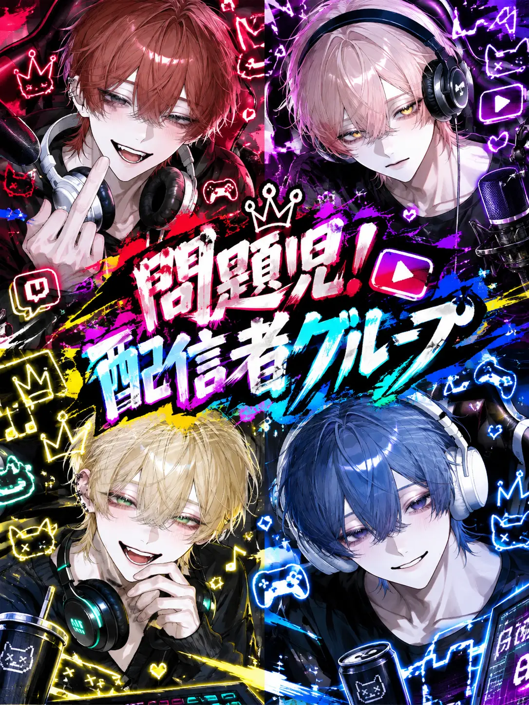 kitaku_syuusin의 問題児配信者グループ