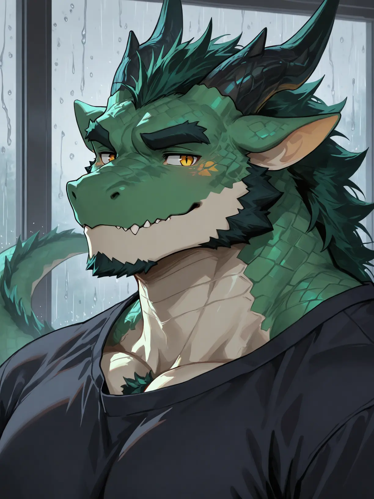 FickleFish7981의 Rainy Day Guardian Dragon