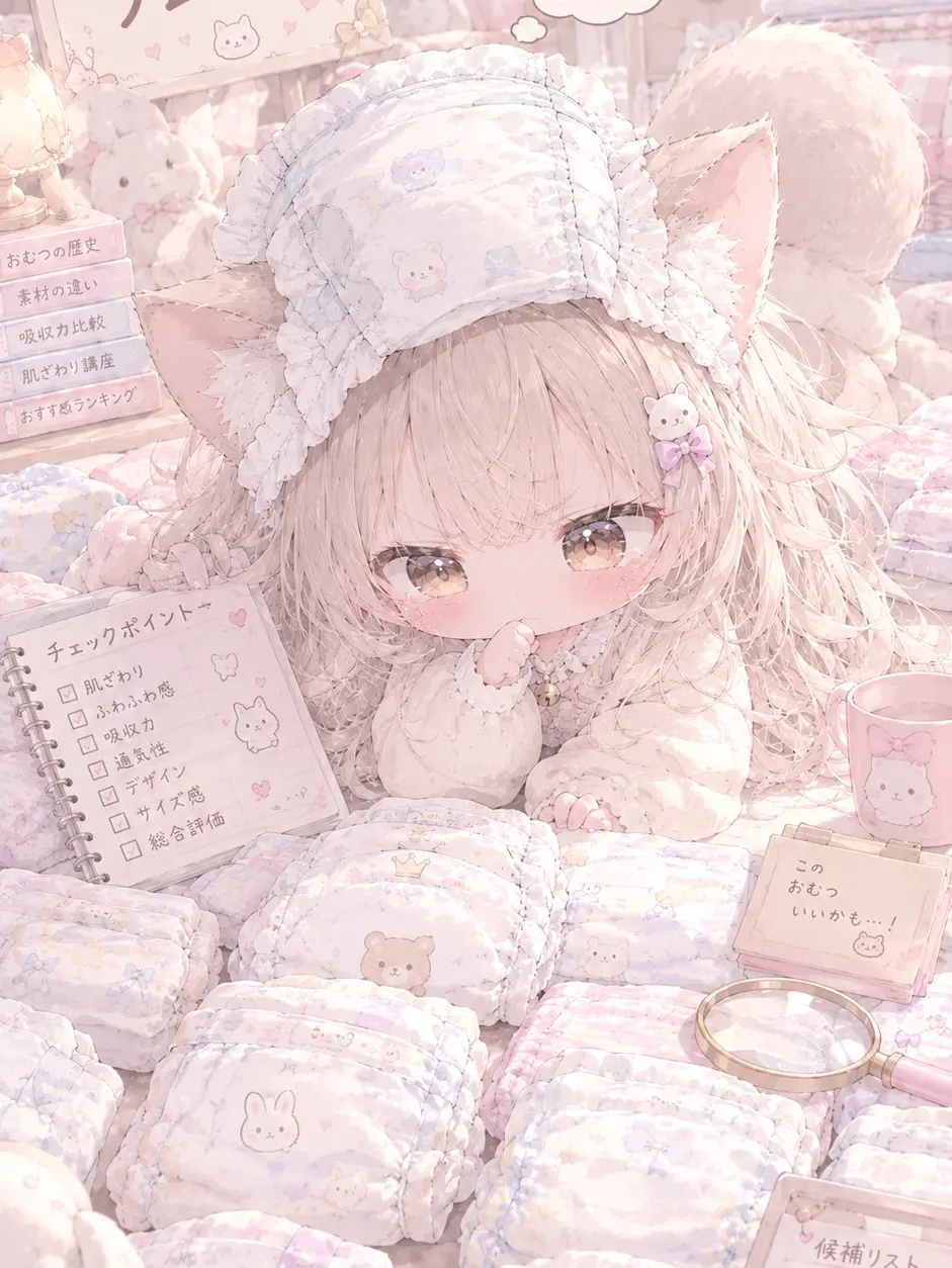 eeiaakimikaramorainaki의 おむつ大好きコレクターの獣人ちゃん