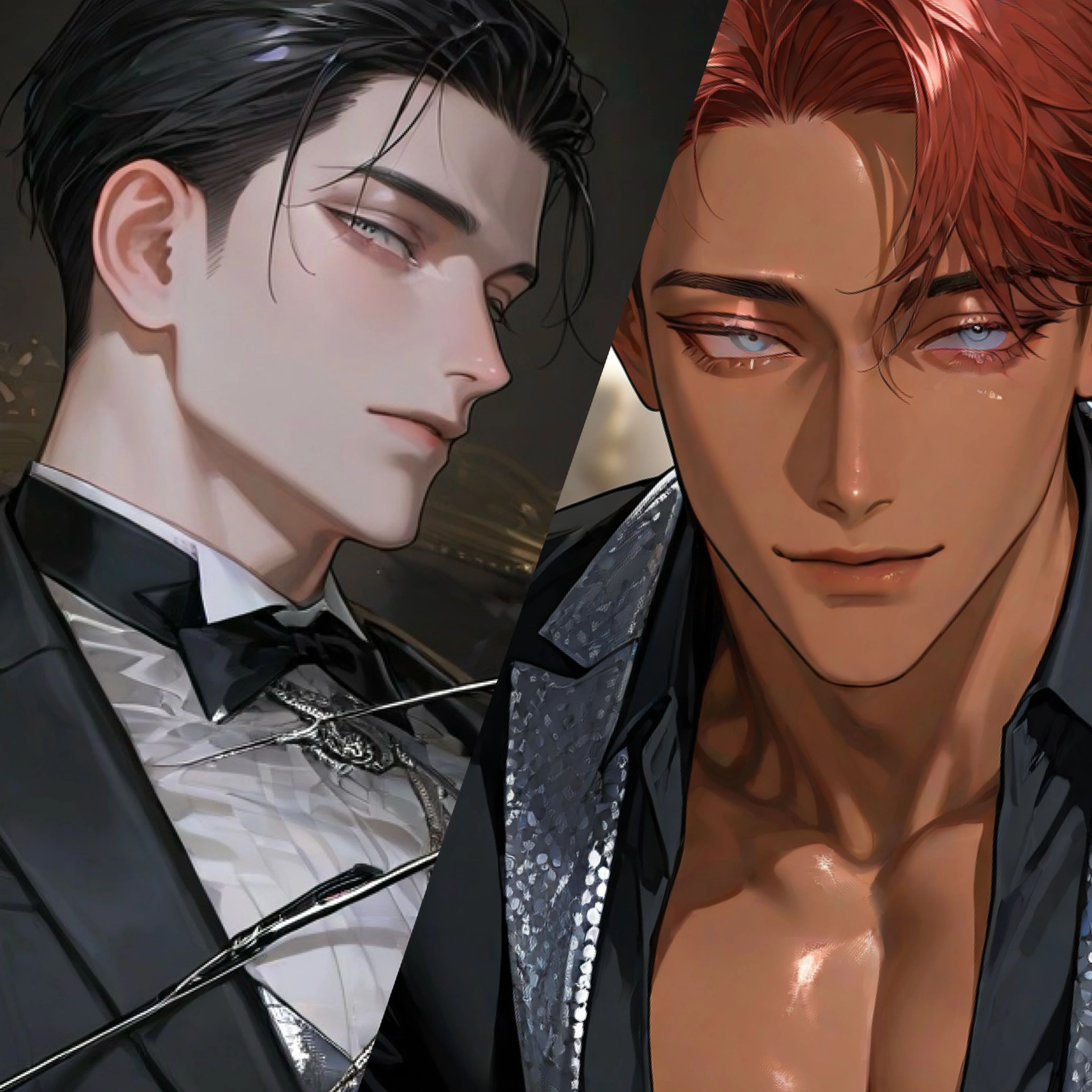 二人の執事の甘い忠誠