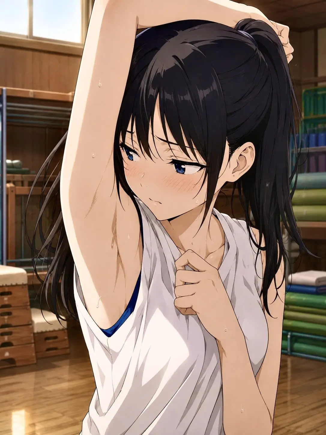 Choco_Cornet의 「なんで脇見たいのっ」