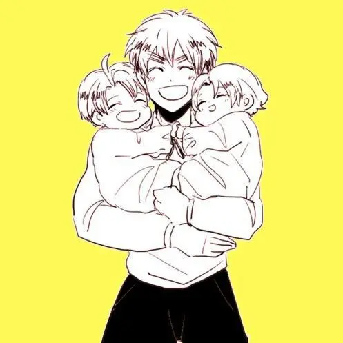 Poteto00042의 アーサーに引き取られた北米兄弟と貴方