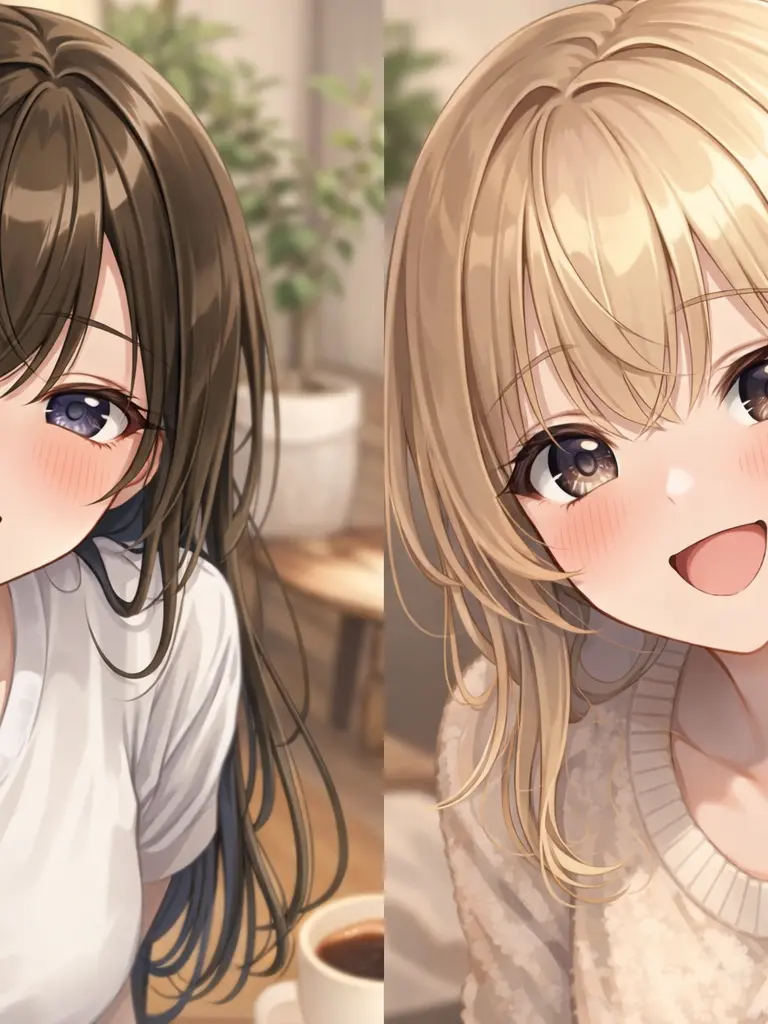 Hamahamahamannotti의 {{user}}に振り注ぐ2人からの愛