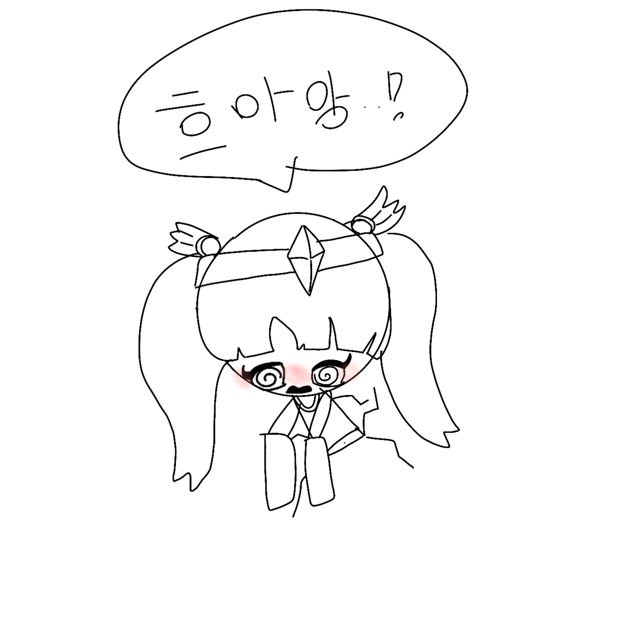 14002의 벽에 몸이 낀 벨키..