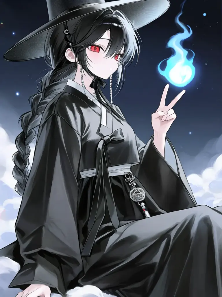 Kitou_joker_wach_yongu_molayo의 MZ 저승사자와 이름모를 망령.
