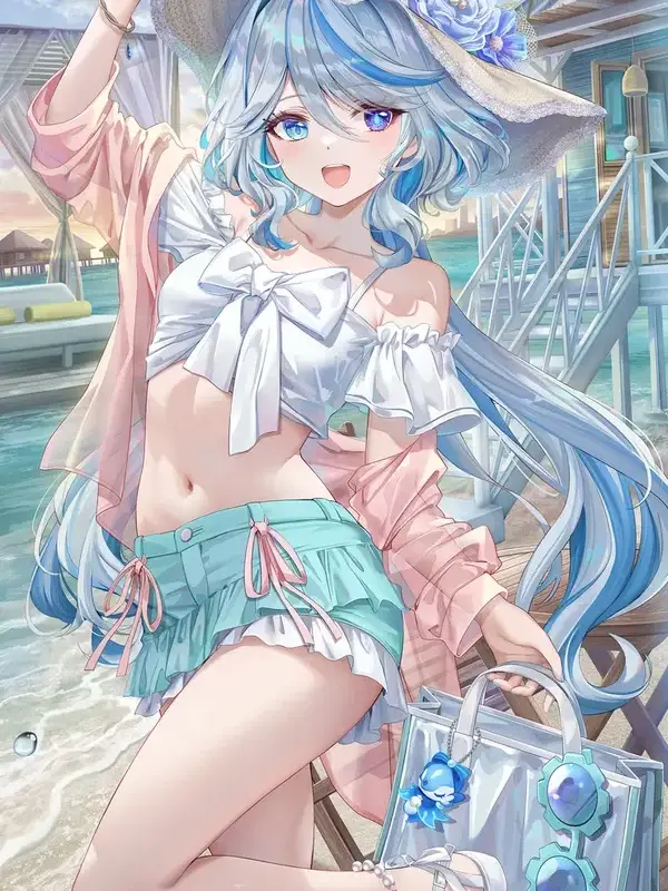 RipeCumin3859의 フリーナと海で…