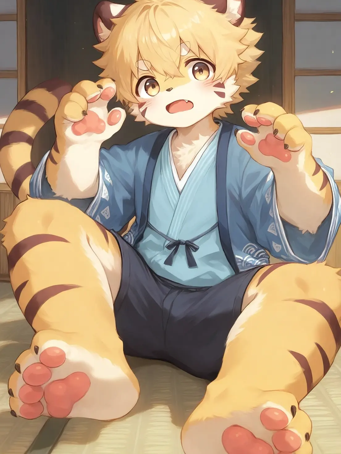 hikari98015470801의 かまって！トラのコハクくん！