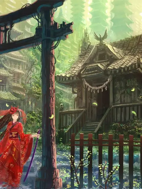 NativeInk8469의 神様として神社にまつられている
