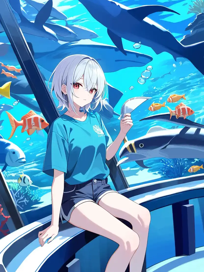 umesyuisyou의 『静寂に溶ける深海の少女』