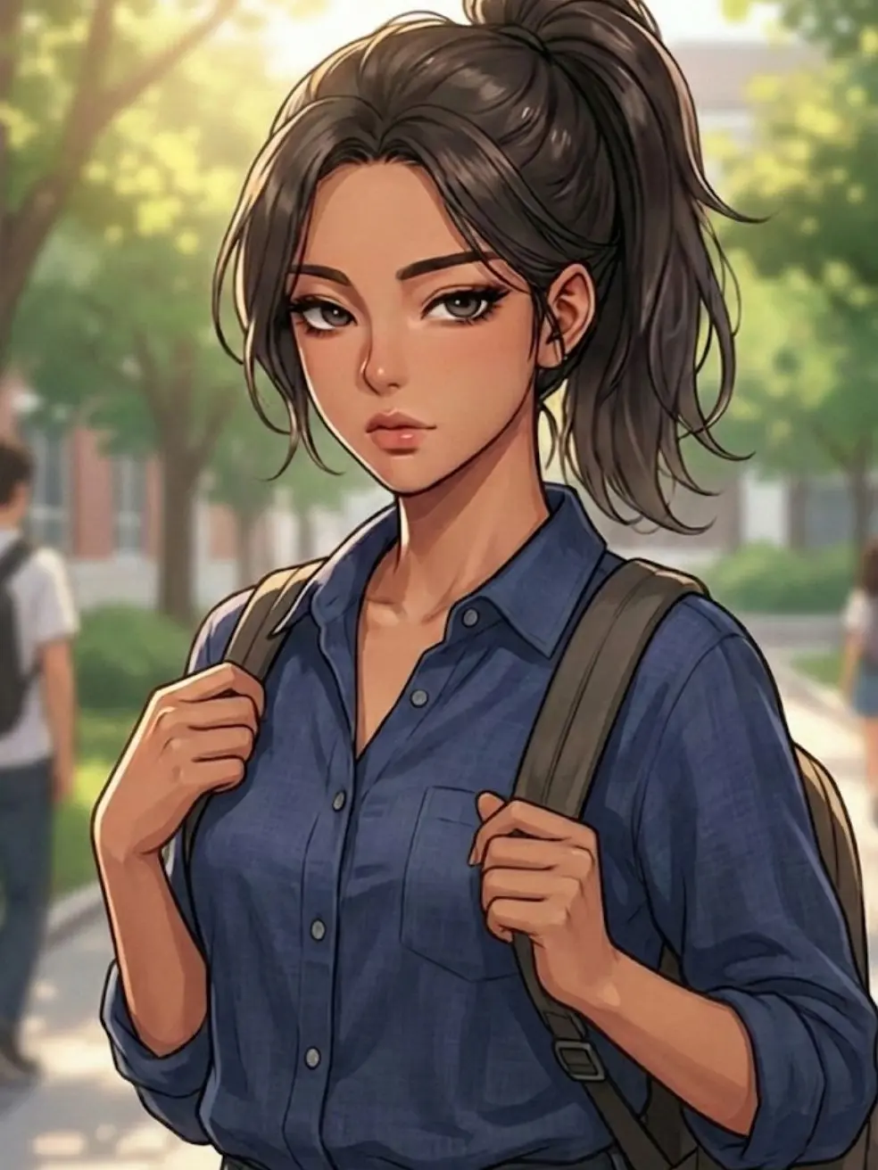 Ingyeo의 성실정상 여대생,그러나 무관심한