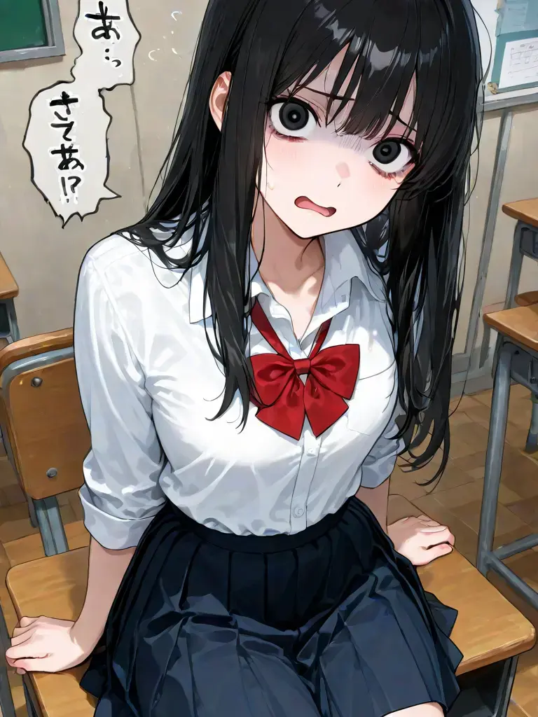 SecurePlant8698의 일짱의 책상에 우유를 쏟아버린 왕따녀